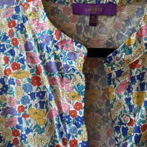 Tuckernuck Liberty Royal Shirt Dress XL